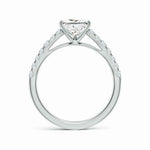 Load image into Gallery viewer, Lab-Grown Solitaire Princess Cut Diamond Engagement Ring
