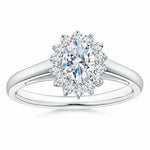 Load image into Gallery viewer, Lab-Grown Diamond Curved Floral Ring

