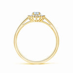 Load image into Gallery viewer, Lab-Grown Diamond Curved Floral Ring
