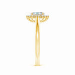 Load image into Gallery viewer, Lab-Grown Diamond Curved Floral Ring
