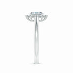 Load image into Gallery viewer, Lab-Grown Diamond Curved Floral Ring
