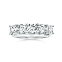 Lab-Grown Half Eternity Five Stone Diamond Wedding Ring