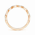 Load image into Gallery viewer, Lab-Grown Pave-Set Diamond Twist Ring For Her
