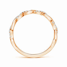 Lab-Grown Pave-Set Diamond Twist Ring For Her