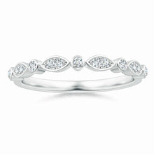 Lab-Grown Aeon Vintage Inspired Diamond Lace Pattern Wedding Ring