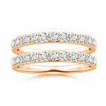 Load image into Gallery viewer, Prong-Set Lab-Grown Diamond Double Shank Wedding Ring
