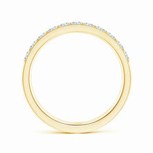 Prong-Set Lab-Grown Diamond Double Shank Wedding Ring