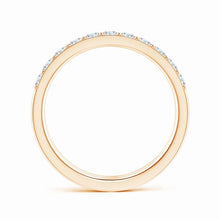 Prong-Set Lab-Grown Diamond Double Shank Wedding Ring