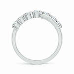 Load image into Gallery viewer, Lab-Grown Graduated Round Diamond Broad Fashion Ring
