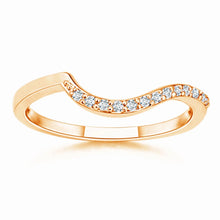 Lab-Grown Prong Set Diamond Swirl Wedding Ring for Women