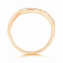 Lab-Grown Prong Set Diamond Swirl Wedding Ring for Women