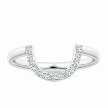 Lab-Grown Diamond U-Shaped Wedding Ring