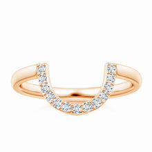 Lab-Grown Diamond U-Shaped Wedding Ring