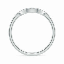 Lab-Grown Diamond U-Shaped Wedding Ring