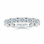 Load image into Gallery viewer, Lab-Grown East-West Oval Diamond Eternity Wedding Ring
