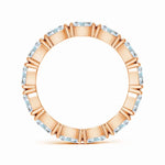 Load image into Gallery viewer, Lab-Grown East-West Oval Diamond Eternity Wedding Ring
