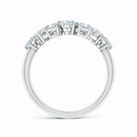 Load image into Gallery viewer, Lab-Grown Multi-Shape Diamond Contoured Wedding Ring
