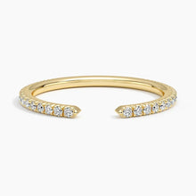 Half Coverage Lab Diamond Ring