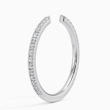 Half Coverage Lab Diamond Ring