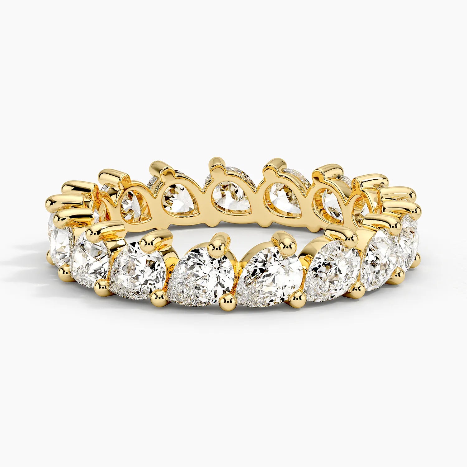 Pear Eternity Lab Diamond Ring