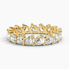 Pear Eternity Lab Diamond Ring