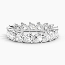Pear Eternity Lab Diamond Ring