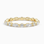 Load image into Gallery viewer, Marquise and Round Eternity Lab Diamond Ring
