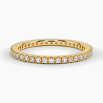 Load image into Gallery viewer, Lab-Grown Shared Prong-Set Diamond Eternity Wedding Band for Her
