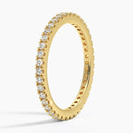 Load image into Gallery viewer, Lab-Grown Shared Prong-Set Diamond Eternity Wedding Band for Her
