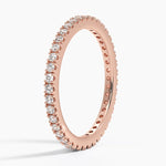 Load image into Gallery viewer, Lab-Grown Shared Prong-Set Diamond Eternity Wedding Band for Her
