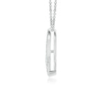 Load image into Gallery viewer, Lab-Grown Pave-Set Diamond Awareness Ribbon Pendant
