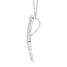 Lab-Grown Diamond Double Heart Infinity Pendant