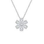 Load image into Gallery viewer, Pear Lab-Grown Diamond Flower Cluster Pendant

