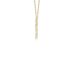 Load image into Gallery viewer, Lab-Grown Emerald-Cut and Oval Diamond Circle of Life Pendant

