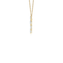 Lab-Grown Emerald-Cut and Oval Diamond Circle of Life Pendant