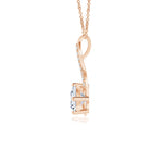 Load image into Gallery viewer, Cushion Lab-Grown Diamond Infinity Pendant with Accents
