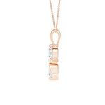 Load image into Gallery viewer, Lab-Grown Classic Two Stone Diamond Swirl Pendant
