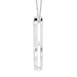 Load image into Gallery viewer, Lab-Grown Pave-Set Diamond Infinity Heart Pendant
