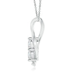 Load image into Gallery viewer, Lab-Grown Two Stone Diamond Infinity Twist Pendant
