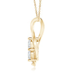 Load image into Gallery viewer, Lab-Grown Two Stone Diamond Infinity Twist Pendant
