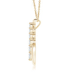 Load image into Gallery viewer, Lab-Grown Six Stone Diamond Journey Necklace
