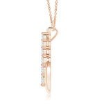 Load image into Gallery viewer, Lab-Grown Six Stone Diamond Journey Necklace
