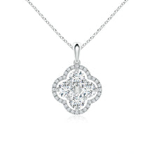 Lab-Grown Diamond Clover Pendant