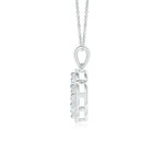 Load image into Gallery viewer, Lab-Grown Diamond Clover Pendant
