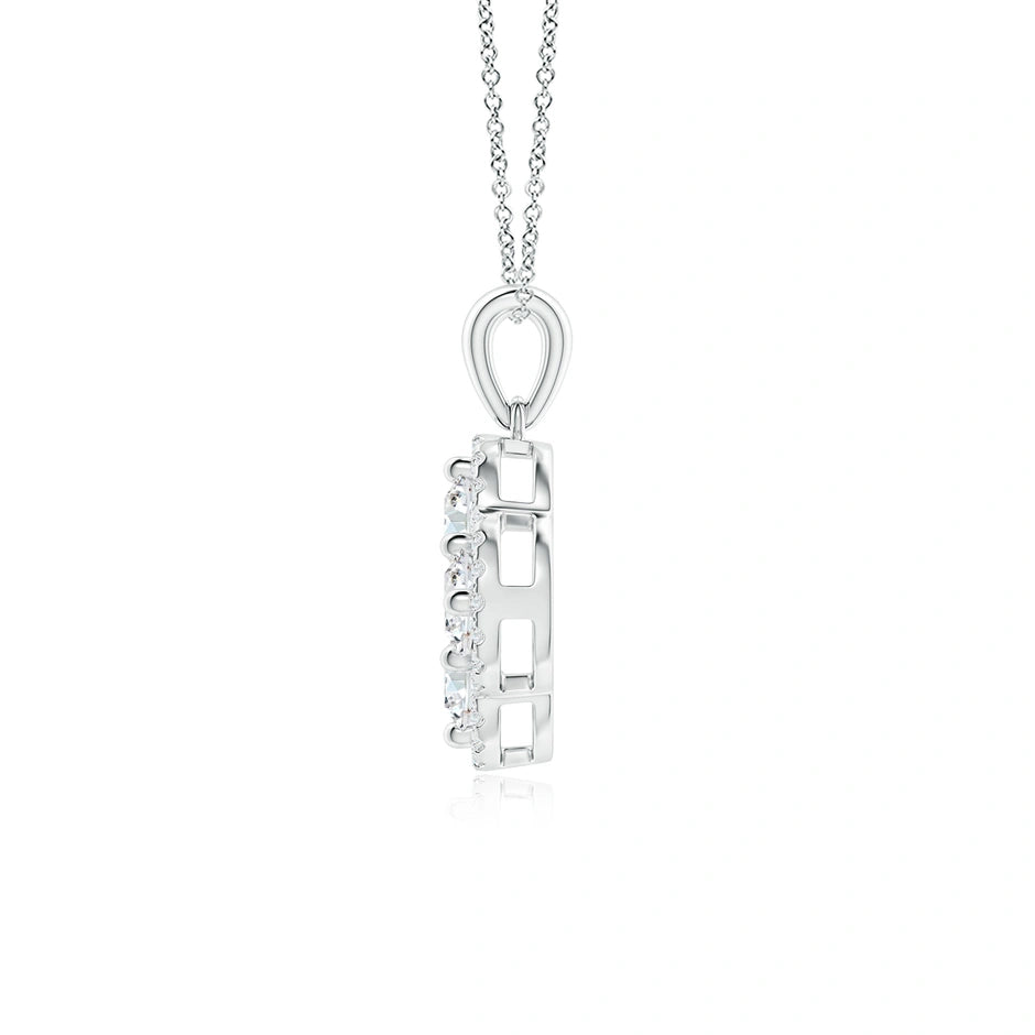 Lab-Grown Diamond Clover Pendant