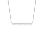 Load image into Gallery viewer, Lab-Grown Contemporary Diamond Bar Necklace
