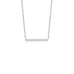 Load image into Gallery viewer, Lab-Grown Contemporary Diamond Bar Necklace
