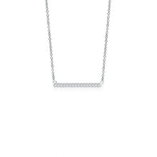 Lab-Grown Contemporary Diamond Bar Necklace