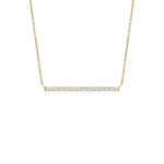 Load image into Gallery viewer, Lab-Grown Contemporary Diamond Bar Necklace
