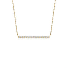 Lab-Grown Contemporary Diamond Bar Necklace